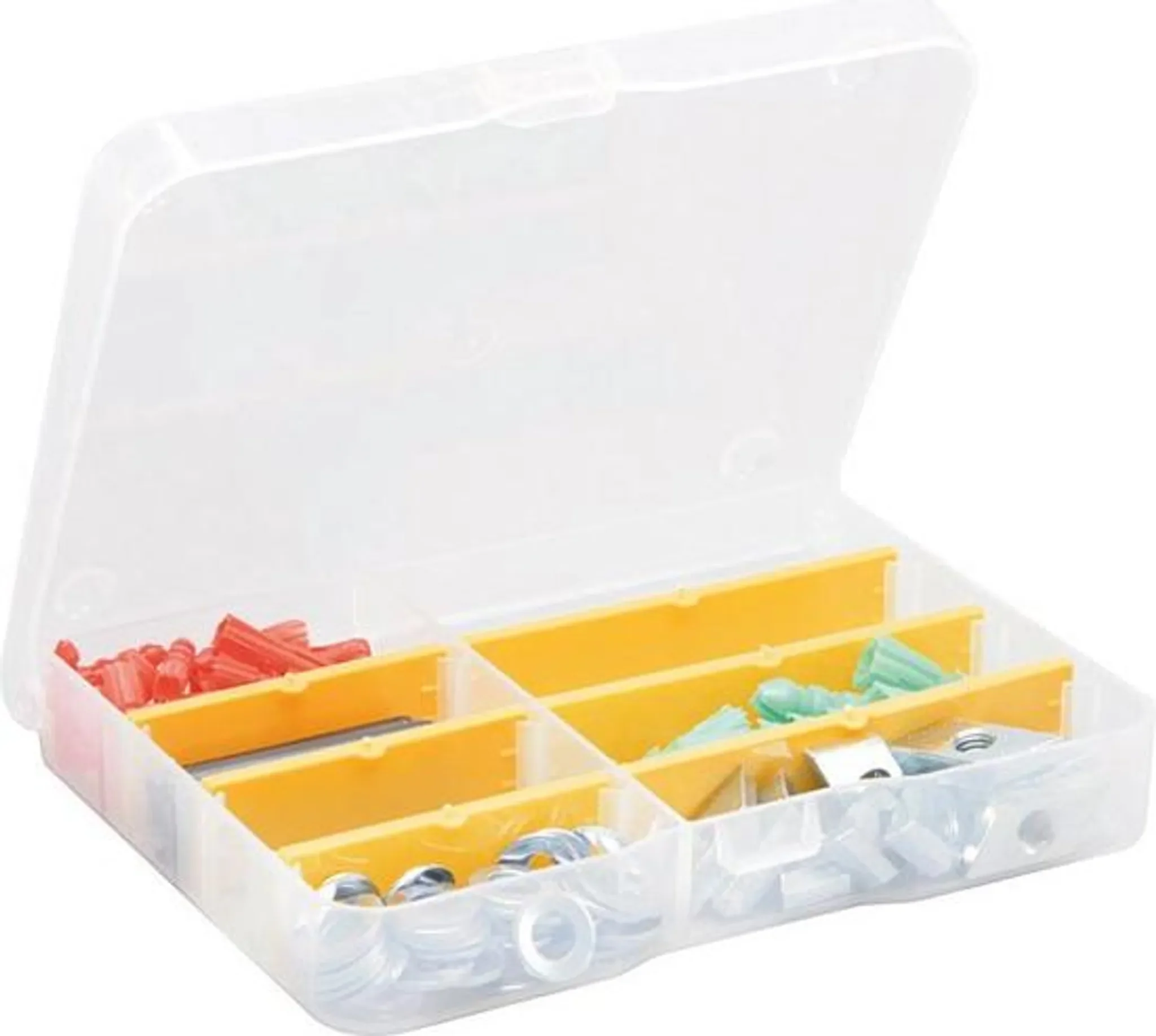 Allit Sortimentskasten EuroPlus Basic 29/3-12 – 12 Fächer, 290 × 185 × 46 mm, transparent